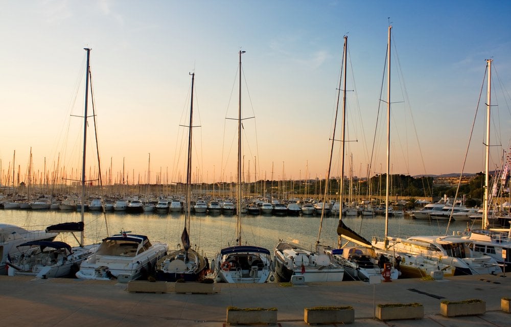 Nachten Westelijke Middellandse Zee Cruise Van Marseille Frankrijk