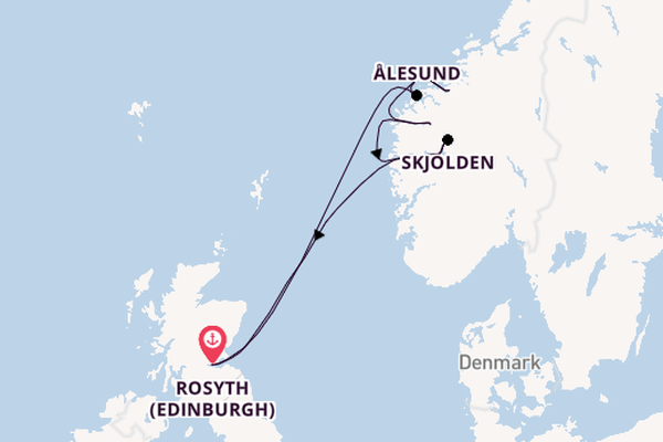 Norway from Rosyth (Edinburgh), Scotland with the Balmoral