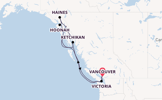 Alaska & West Canada from Vancouver, Canada with the EXPLORA III