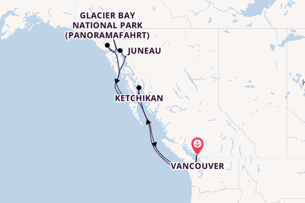 Koningsdam – Vancouver & Alaska: Wo Wildnis und Weite beginnen