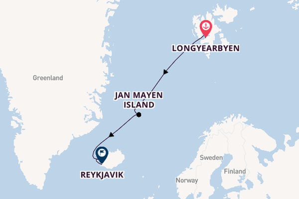 Arctic Ocean from Longyearbyen, Norway with the Silver Endeavour
