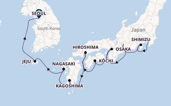 All Inclusive Japan & South Korea Cruise with Tokyo, Snow Monkeys & Mount Fuji Tour