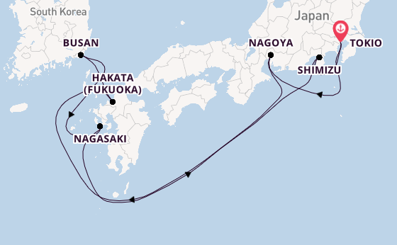 Japan vanaf Tokio, Japan met de EXPLORA III