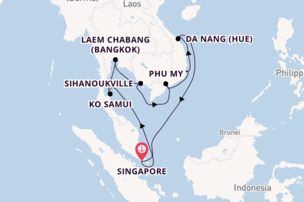 Cruise with Holland America Line  from Singapore