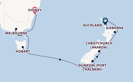 Australia and New Zealand from Sydney, Australia with the Seven Seas Explorer