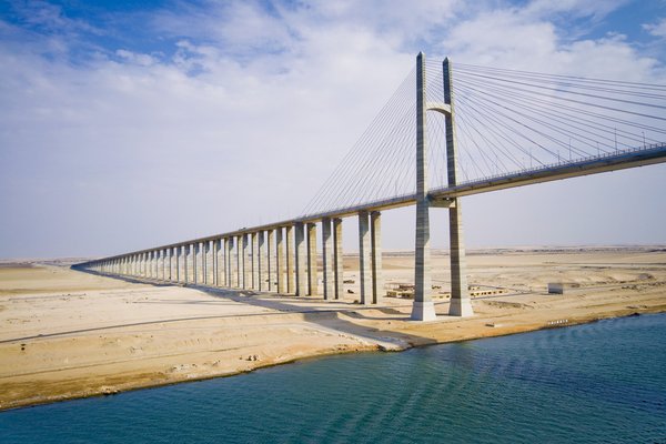 Suezkanal Passage, Ägypten
