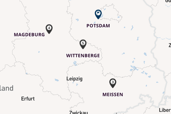 Elbe ab Dresden, Deutschland auf der VIVA RUBY