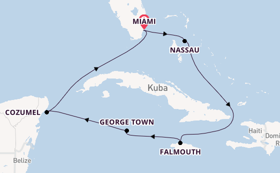 Karibik ab Miami auf der Independence of the Seas