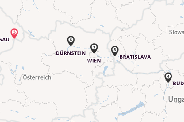 Donau ab Passau auf der MS COMPASS EMPRESS