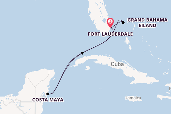 Caribbean vanaf Fort Lauderdale, Verenigde Staten met de Celebrity Summit