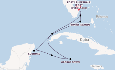 Caribbean from Fort Lauderdale (Port Everglades), Florida, USA with the Celebrity Silhouette