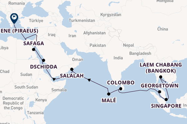 Zuidoost-Azië vanaf Vung tau met de VASCO DA GAMA
