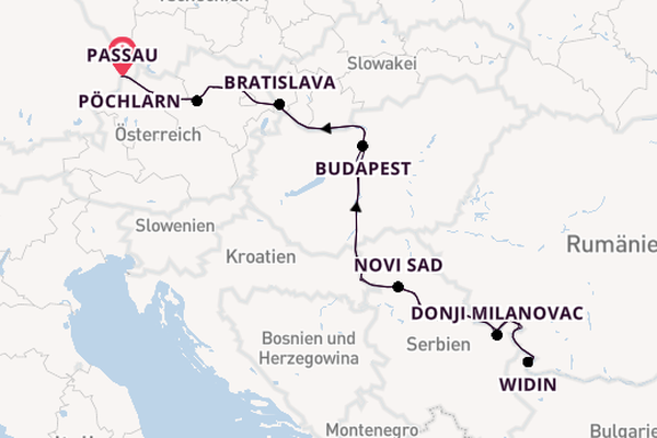 MS Celina - Donau – die Königin unter Europas Flüssen