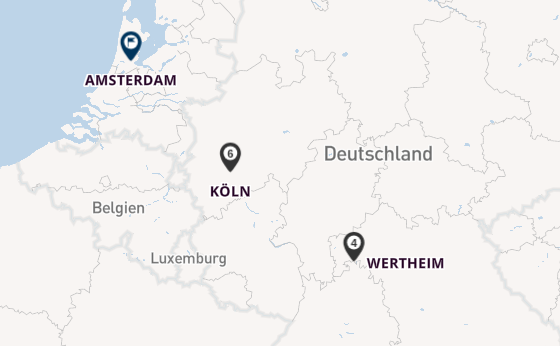 Main ab Nürnberg, Deutschland auf der Celebrity Seeker