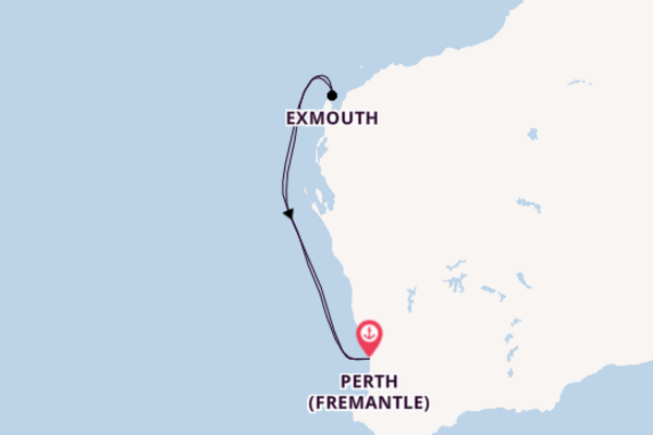 Pacific Explorer 5  Perth (Fremantle)-Perth (Fremantle)