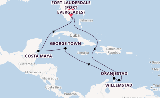 Caribbean from Fort Lauderdale (Port Everglades), Florida with the Celebrity Silhouette