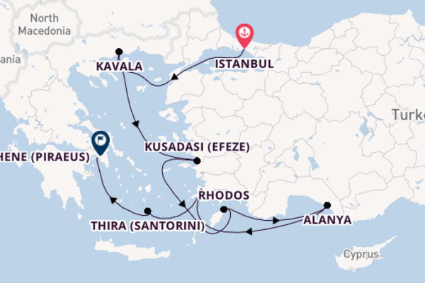 8daagse cruise met de Riviera vanuit Istanbul