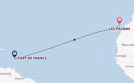 Kanarische Inseln ab Las Palmas, Gran Canaria auf der Le Champlain