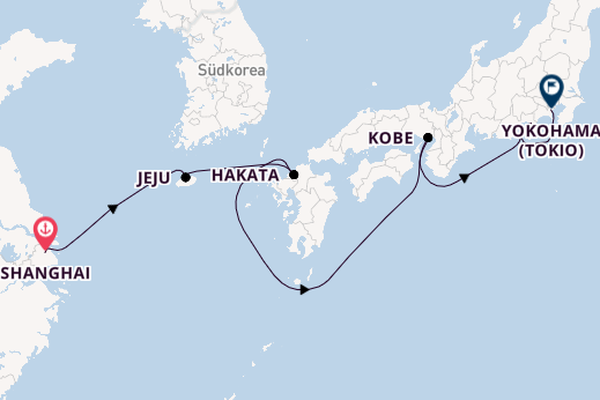 Spectrum of the Seas - Von Chinas Kaiserstädten zu Japans Metropolen