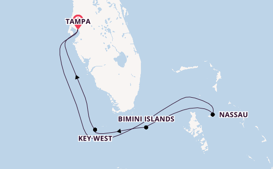 Caribbean from Tampa, Florida, USA with the Celebrity Constellation