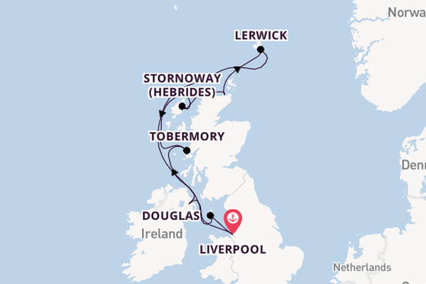 9 day voyage from Liverpool