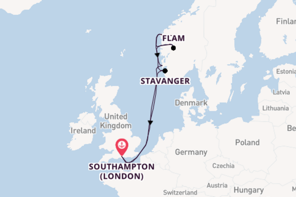 Norway From Southampton with the Iona