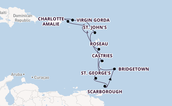 Caribbean from San Juan, Puerto Rico with the Azamara Quest