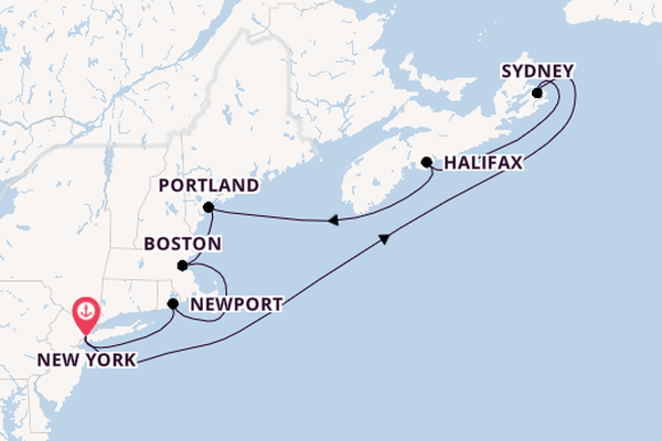 East Coast USA from New York, USA with the Norwegian Escape