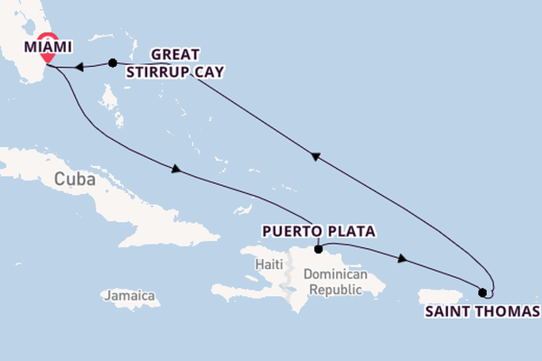 ALL INCLUSIVE: Miami to The Virgin Islands & A Tropical Voyage