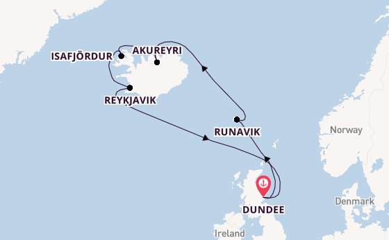 Picturesque expedition from Dundee with Ambassador Cruise Line