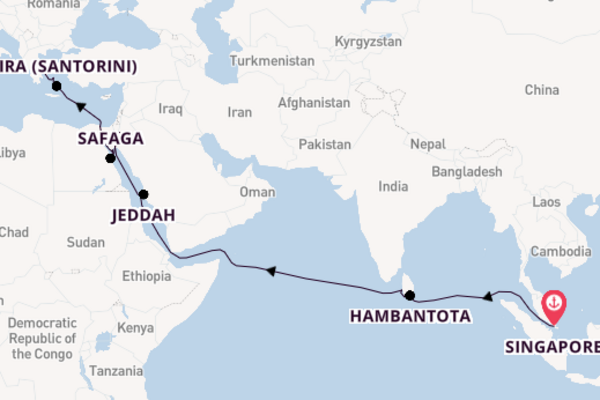 Cruise met Azamara  naar Sharm El-Sheikh