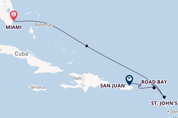 Caribbean vanaf Miami, Verenigde Staten met de EXPLORA II