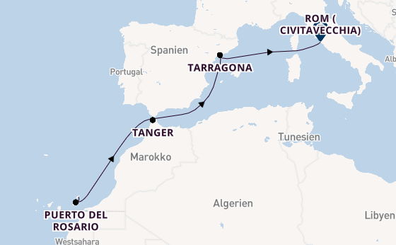 Kanarische Inseln ab Arrecife (Lanzarote), Spanien auf der MSC Fantasia