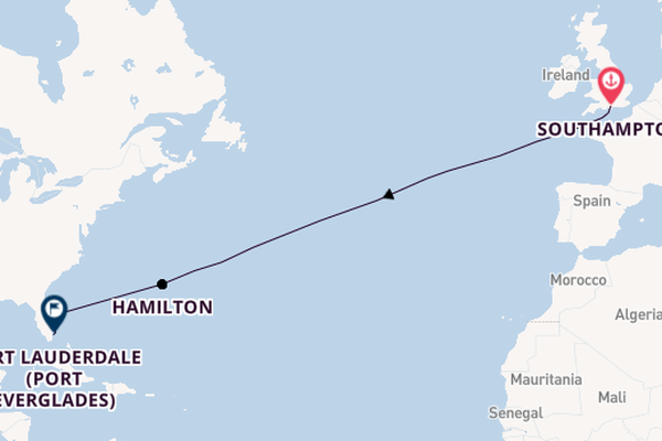 Luxury Sunsets at sea & Miami Nights: Southampton to Fort Lauderdale Transatlantic 