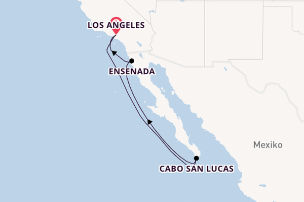USA Westküste ab Los Angeles, USA auf der Carnival Legend