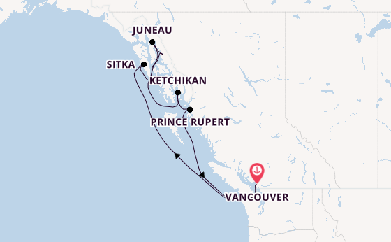 Alaska & West Canada from Vancouver, Canada with the Serenade of the Seas