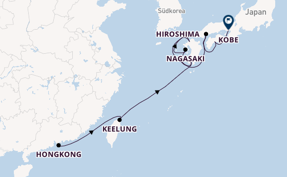 Ostasien ab Hongkong, China auf der Seven Seas Navigator