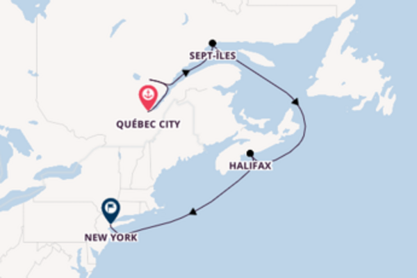 Memorable trip from Québec City with Cunard