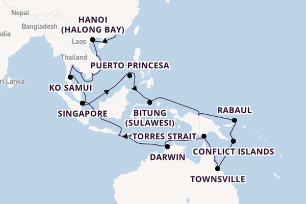 Far East Holiday, Coral & Great Barrier Reef