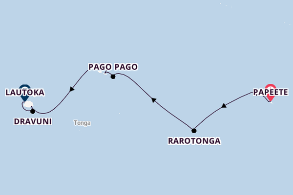 Polynesia from Papeete, Tahiti, French Polynesia with the Norwegian Spirit 
