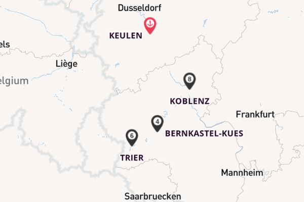 Moezel vanaf Keulen, Duitsland met de nickoSPIRIT