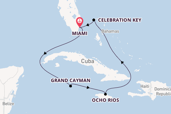 Caribbean vanaf Miami, Verenigde Staten met de Carnival Horizon
