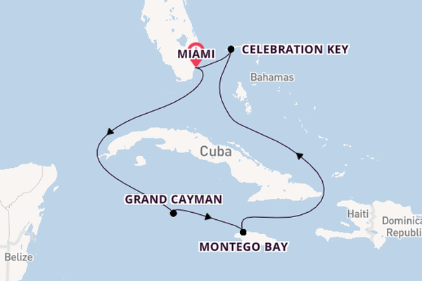 Caribbean vanaf Miami, Verenigde Staten met de Carnival Horizon