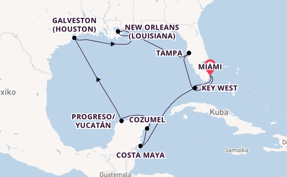 Westliche Karibik ab Miami auf der EUROPA 2