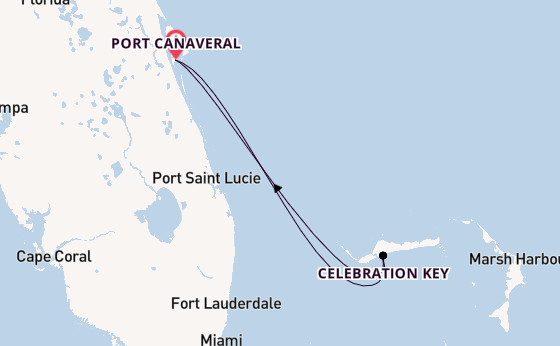 Caribbean vanaf Port Canaveral, Verenigde Staten met de Carnival Glory