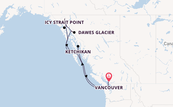 Alaska from Vancouver, British Columbia with the Disney Magic