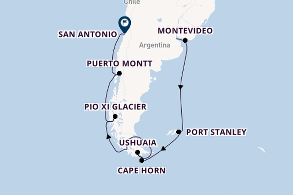 Luxury South American Pathways with Chilean Fjords & Glaciers