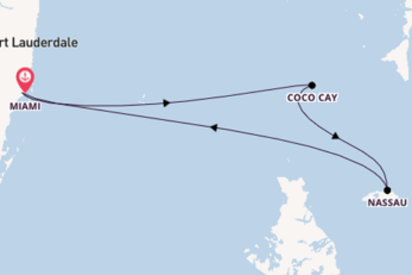 4daagse cruise naar Coco Cay