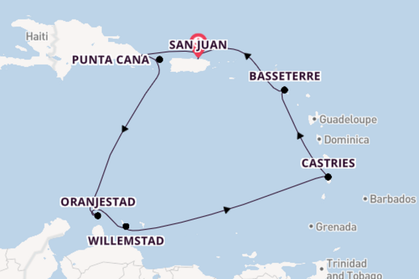 Caribbean From San Juan with the Norwegian Viva