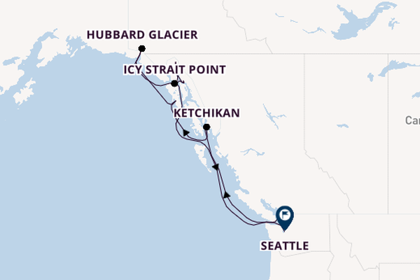 Alaska Awe from Vancouver to Seattle